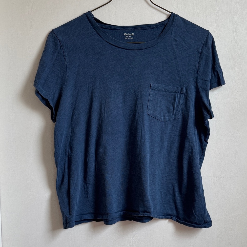 Madewell Navy Crew Neck Tee